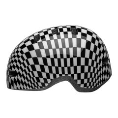 Kask dziecięcy BELL LIL RIPPER checker gloss czarny biały, Kolor: biały, Rozmiar: XS (45–52 cm)