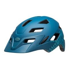 Kask juniorski BELL SIDETRACK wavy checks matte niebieski Uniwersalny (50–57 cm)