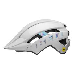 Kask dziecięcy BELL SIDETRACK II INTEGRATED MIPS gloss biały, Kolor: biały, Rozmiar: Uniwersalny (50–57 cm)