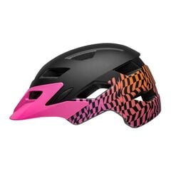 Kask dziecięcy BELL SIDETRACK wavy checks matte różowy Uniwersalny (47–54 cm)