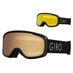 Gogle zimowe GIRO MOXIE czarny CORE LIGHT (szyba AMBER GOLD 19-42% S2 + żółty 77% S1)
