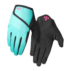 Rękawiczki juniorskie GIRO DND JR II długi palec screaming teal neon błękitny, Kolor: błękitny, Rozmiar: XS