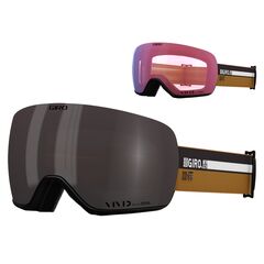 Gogle zimowe GIRO ARTICLE II CAMP TAN CASSETTE (Szyba lustrzana kolorowa VIVID-Carl Zeiss SMOKE 19-42% S2 + Szyba lustrzana kolorowa VIVID-Carl Zeiss INFRARED 50% S1)