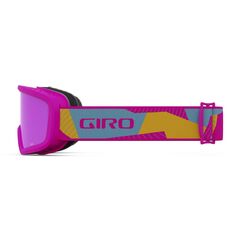 Gogle zimowe juniorskie GIRO CHICO 2.0 różowy GEO CAMO (Szyba lustrzana kolorowa AMBER różowy 19-42% S2), 3 zdjęcie