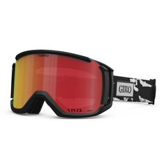 Gogle zimowe GIRO REVOLT czarny & biały STAINED (Szyba lustrzana kolorowa VIVID-Carl Zeiss VIVID  EMBER 19-42% S2)