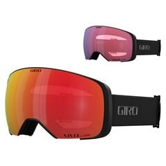 Gogle zimowe GIRO COMP czarny biały INDICATOR (Szyba lustrzana kolorowa VIVID-Carl Zeiss EMBER 19-42% S2 + Szyba lustrzana kolorowa VIVID-Carl Zeiss INFRARED 50% S1)