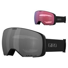 Gogle zimowe GIRO COMP czarny biały INDICATOR (Szyba lustrzana kolorowa VIVID-Carl Zeiss ONYX 08-18% VLT S3 + Szyba lustrzana kolorowa VIVID-Carl Zeiss INFRARED 50% S1)