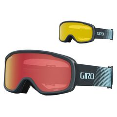 Gogle zimowe GIRO ROAM ciemny SHARK LIGHT STREAKER (szyba AMBER SCARLET 19-42% S2 + żółty 77% S1)