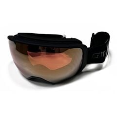 Gogle zimowe GIRO COMP czarny biały INDICATOR (Szyba lustrzana kolorowa VIVID-Carl Zeiss ROSE GOLD 19-42% S2 + Szyba lustrzana kolorowa VIVID-Carl Zeiss INFRARED 50% S1)