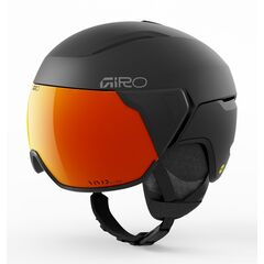 Kask zimowy GIRO ORBIT SPHERICAL MIPS matte czarny / VIVID ember