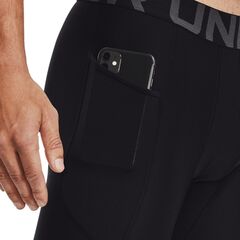 UNDER ARMOUR spodnie treningowe legginsy męskie czarne, Kolor: czarny, Rozmiar: M, 6 zdjęcie