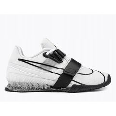 NIKE-ROMALEOS-4 buty do podnoszenia ciężarów na siłownię białe/czarne, Kolor: biały, Rozmiar: 42, 2 zdjęcie
