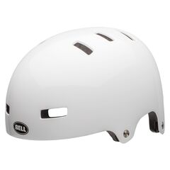 Kask juniorski BELL SPAN gloss biały, Kolor: biały połysk, Rozmiar: S (51–55 cm)