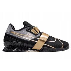 NIKE-ROMALEOS-4 buty do podnoszenia ciężarów na siłownię czarne/złote, Kolor: złoty, Rozmiar: 43, 5 zdjęcie