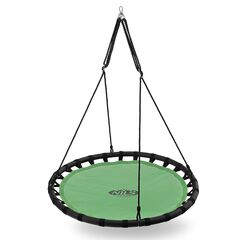NILS FUN huśtawka dla dzieci bocianie gniazdo 120cm NB5036 zielony, Kolor: zielony, Rozmiar: one size, 2 zdjęcie