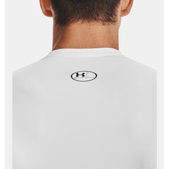 UNDER ARMOUR koszulka treningowa męska t-shirt HG Armour Comp SS biała, Kolor: biały, Rozmiar: XXL, 4 zdjęcie