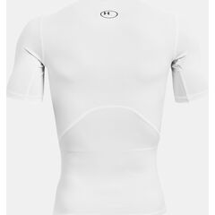 UNDER ARMOUR koszulka treningowa męska t-shirt HG Armour Comp SS biała, Kolor: biały, Rozmiar: XXL, 6 zdjęcie