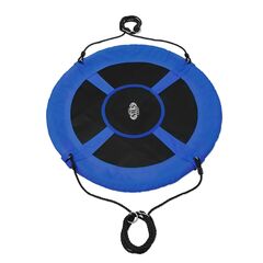 NILS FUN huśtawka dla dzieci bocianie gniazdo 100cm NB5031 niebieska, Kolor: niebieski, Rozmiar: one size, 5 zdjęcie