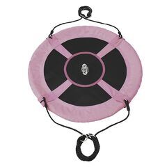 NILS FUN huśtawka dla dzieci bocianie gniazdo 100cm NB5031 różowy, Kolor: różowy, Rozmiar: one size, 5 zdjęcie