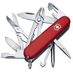 VICTORINOX scyzoryk Deluxe Tinker 91mm Celidor czerwony, Kolor: czerwony