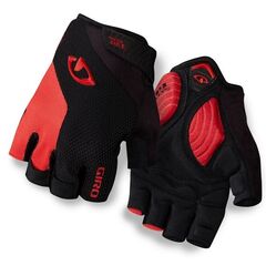 Rękawiczki męskie GIRO STRADEDURE SGEL krótki palec czarny bright czerwony, Kolor: czerwony, Rozmiar: XXL