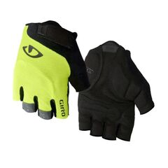 Rękawiczki męskie GIRO BRAVO GEL krótki palec highlight żółty, Kolor: żółty, Rozmiar: M