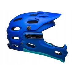 Kask full face BELL SUPER 3R MIPS matte niebieski bright niebieski, Kolor: niebieski, Rozmiar: L (58-62 cm)