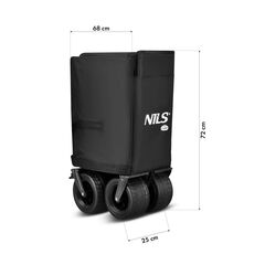 NILS CAMP wózek transportowy turystyczny 180L NC2604 czarny, 5 zdjęcie