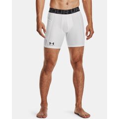 UNDER ARMOUR spodenki kompresyjne sportowe przed kolano UA HG Armour białe, Kolor: biały, Rozmiar: XXL