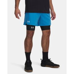 UNDER ARMOUR spodenki treningowe męskie UA Vanish Woven 6in niebieskie, Kolor: niebieski, Rozmiar: S