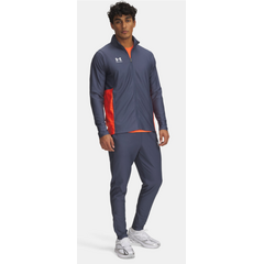 UNDER ARMOUR dres męski komplet bluza i spodnie UA M's Ch. Tracksuit, Kolor: szary, Rozmiar: S