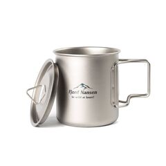 Fjord Nansen kubek turystyczny FN JACON TITANIUM CUP 400 ml silver