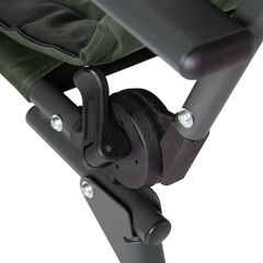 NILS CAMP fotel wędkarski z podnóżkiem leżak turystyczny NC1802 zielony, 5 zdjęcie
