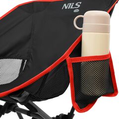 NILS CAMP składane krzesło turystyczne z etui NC3320 czarne, Kolor: czarny, Waga: 0,5, 5 zdjęcie