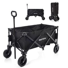 METEOR wózek transportowy turystyczny na plaże X-300 czarny