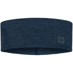 OPASKA BUFF MERINO WIDE HEADBAND SOLID NIGHT BLUE