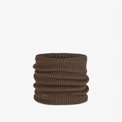 KOMIN BUFF KNITTED & FLEECE NECKWARMER RUTGER BRINDLE BROWN