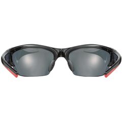 UVEX Okulary blaze III 2.0 czarno-pomarańczowe, Kolor: czerwony, Rozmiar: one size, 6 zdjęcie