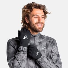 ODLO Rękawiczki Gloves full finger CERAMIWARM LIGHT, Kolor: czarny, Rozmiar: L, 5 zdjęcie