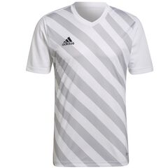 adidas Koszulka ENTRADA 22 GFX JSY HF0129 biała, Kolor: biały, Rozmiar: XXL