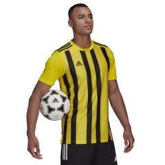 adidas Koszulka STRIPED 21 JSY GV1378 żółta, Kolor: żółty, Rozmiar: S, 4 zdjęcie