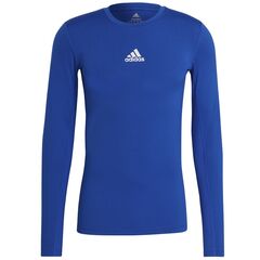 adidas Koszulka TECHFIT LS TOP GU7335 niebieska, Kolor: niebieski, Rozmiar: M