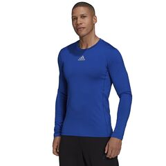 adidas Koszulka TECHFIT LS Top CR H23127 niebieska, Kolor: niebieski, Rozmiar: XL