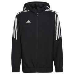 adidas Kurtka dziecięca Condivo 22 All Weather Jacket Jr HA6253 czarna, Kolor: czarny, Rozmiar: 164 cm