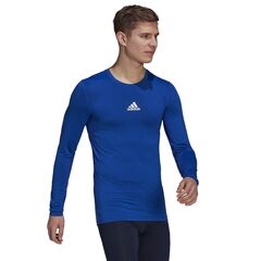 adidas Koszulka TECHFIT LS TOP GU7335 niebieska, Kolor: niebieski, Rozmiar: M, 3 zdjęcie