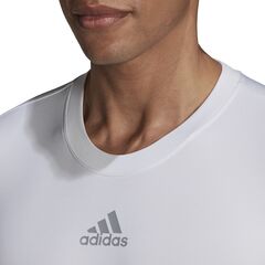 adidas Koszulka TECHFIT LS Top CR H23121 biała, Kolor: biały, Rozmiar: L, 3 zdjęcie
