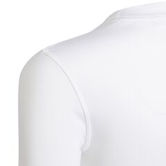 adidas Koszulka dla dziecki TECHFIT LS Tee Y H23156 biała, Kolor: biały, Rozmiar: 128 cm, 3 zdjęcie