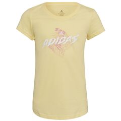 adidas Koszulka 3 BAR G Tee HL1619, Kolor: beżowy, Rozmiar: 152 cm