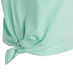 adidas T-shirt dziewczęcy Dance Knotted Tee girls Jr HR5817, Kolor: zielony, Rozmiar: 152 cm, 4 zdjęcie