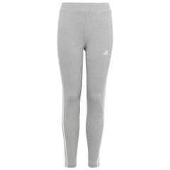 adidas Legginsy 3 Stripes TIG girls Jr IC3624 szare, Kolor: szary, Rozmiar: 164 cm
